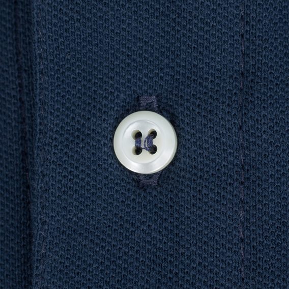 Polo majica sa sedefastom dugmadi John & Paul – navy