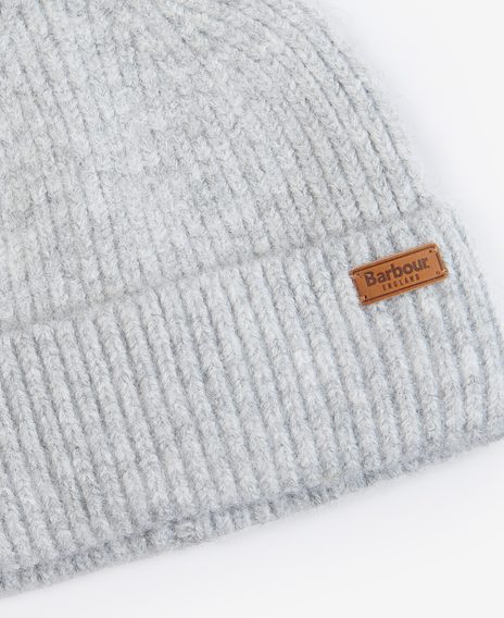 Barbour Pendle Beanie — Light Grey