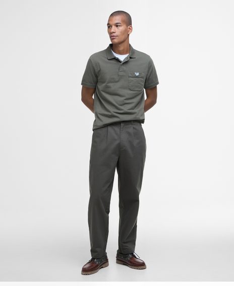 Barbour Tothill Tailored Fit Polo Shirt — Uniform Green