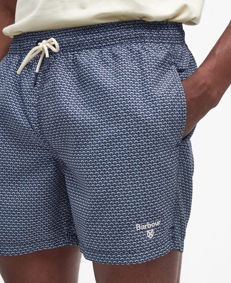 Barbour Shell Swim Shorts — Navy