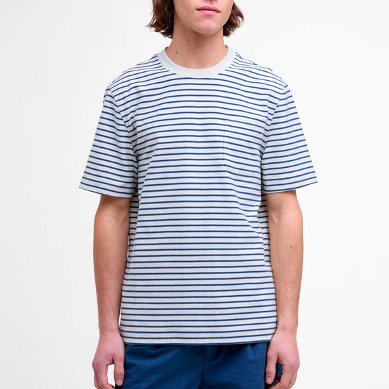 Barbour Frensham Striped T-Shirt — Oatmeal