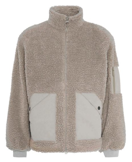 Barbour Weardale Fleece Jacket — Concrete