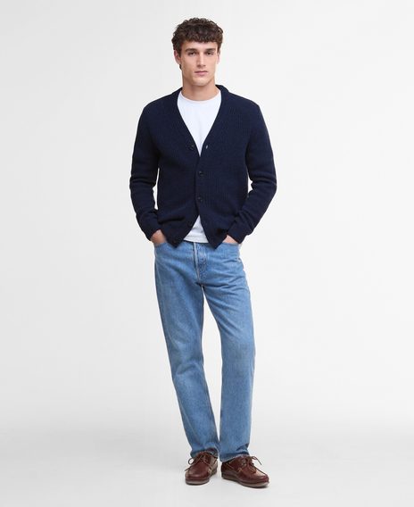 Barbour Mainland Cardigan — Navy