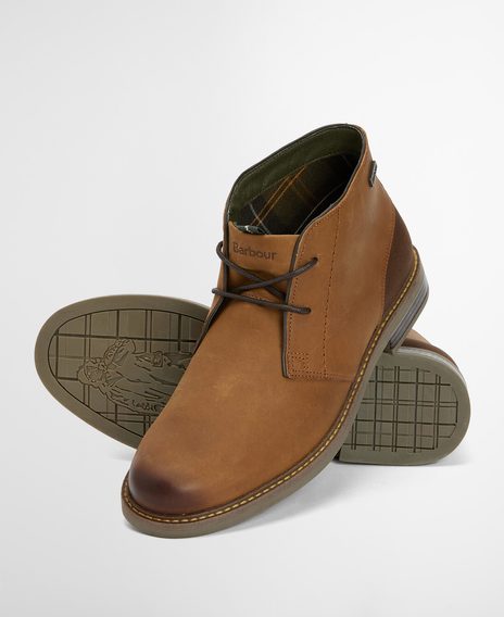 Barbour Readhead Chukka Boots — Cognac