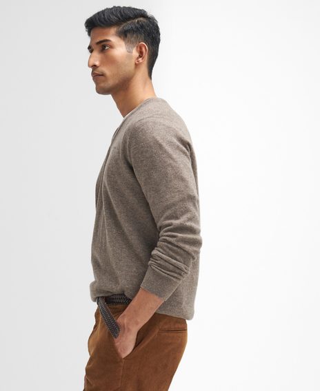 Barbour Stretch Cord Tailored Trousers — Dark Honey