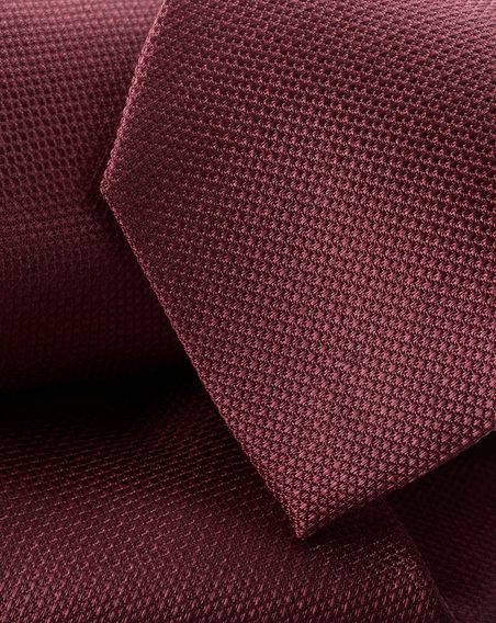 Charles Tyrwhitt Silk Tie — Burgundy Red