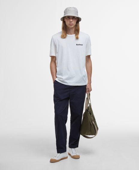 Barbour Homelane Relaxed Fit T-Shirt — Whisper White