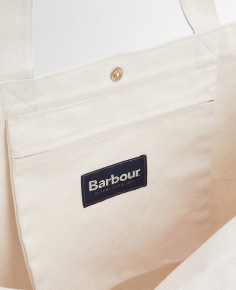 Barbour Logo Tote Bag