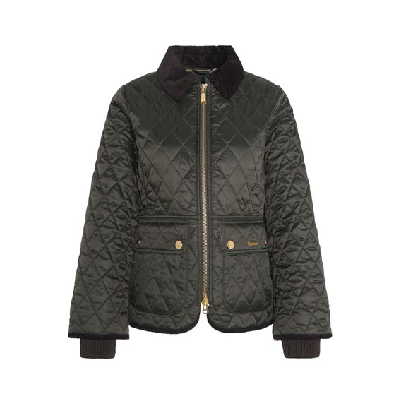 Barbour Beadnell Fitted Quilted Jacket — Sage