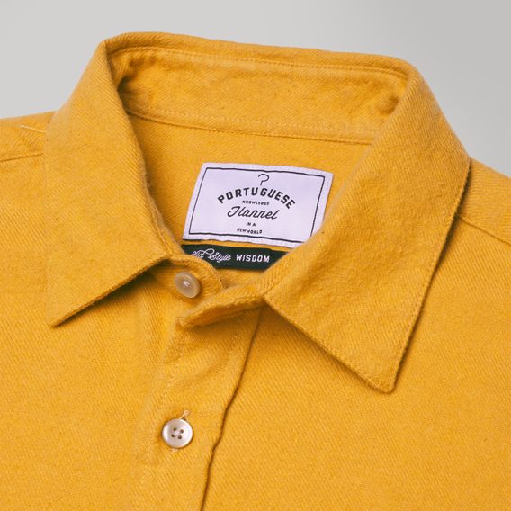 Portuguese Flannel Teca — Mustard