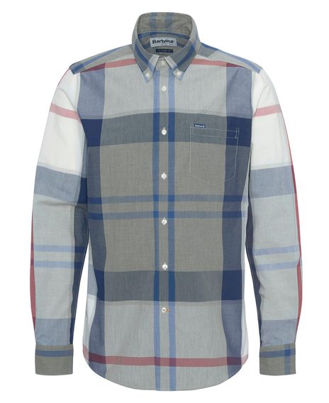 Barbour Harris Tailored Shirt — Bleached Pine Tartan