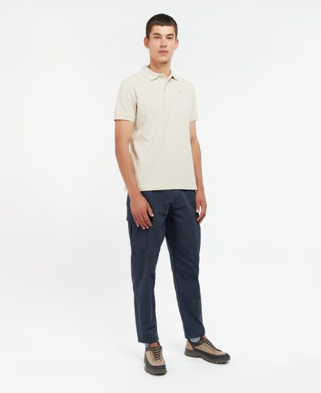 Barbour Sports Polo Shirt — Off-White