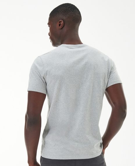 Barbour International Race T-Shirt — Grey Marl