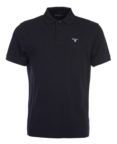 Barbour Sports Polo Shirt — Classic Black