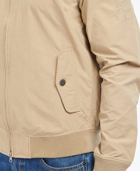 Barbour International Steve McQueen™ Rectifier Harrington Jacket — Military Brown