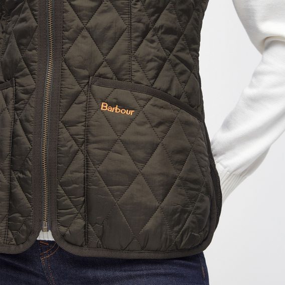 Barbour Betty Interactive Liner — Dark Olive