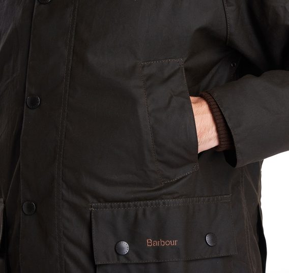 Voštana jakna Barbour Classic Bedale – maslinasta