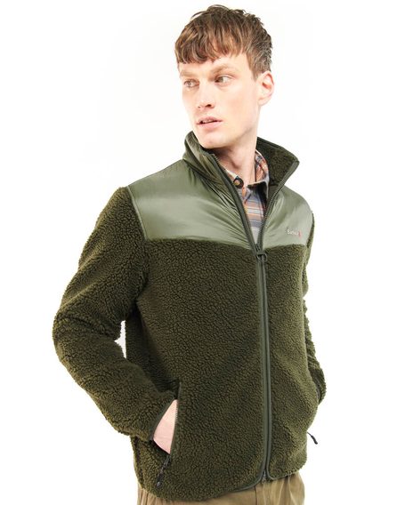 Jakna od flisa Barbour Axis Fleece - Olive