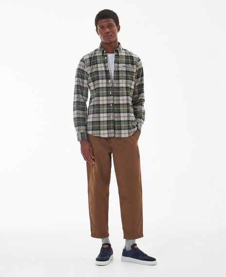 Barbour Kyeloch Tailored Shirt — Forest Mist