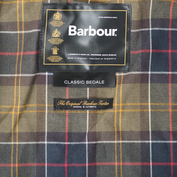 Voštana jakna Barbour Classic Bedale – maslinasta
