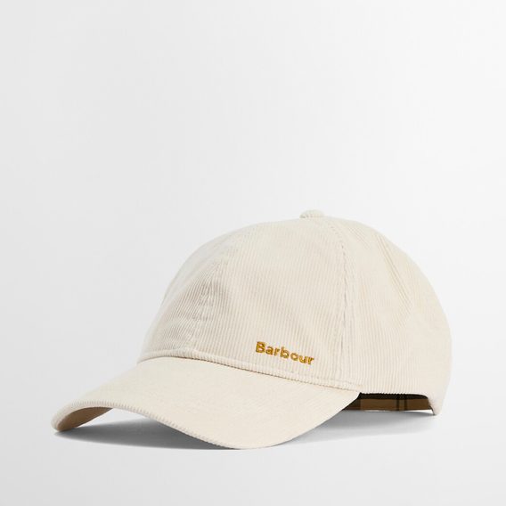 Barbour Oakley Cord Cap — Pearl