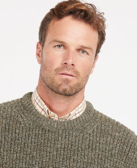 Barbour New Tyne Crew Jumper — Derby Tweed