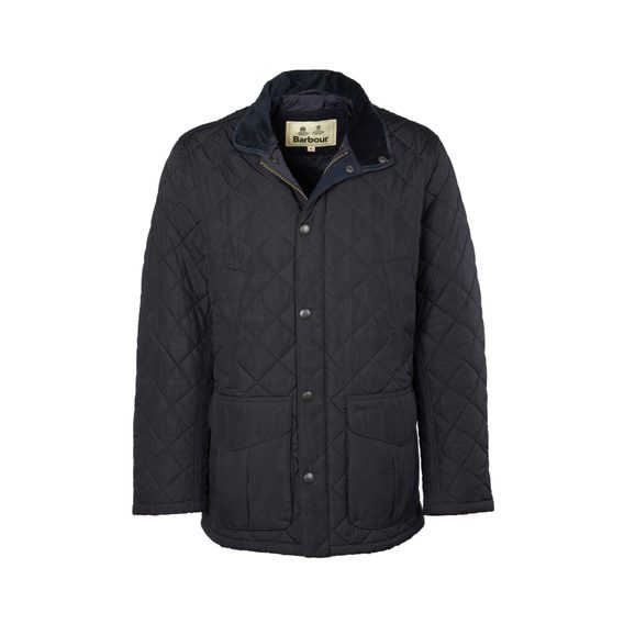 Barbour Devon Quilted Jacket — Navy
