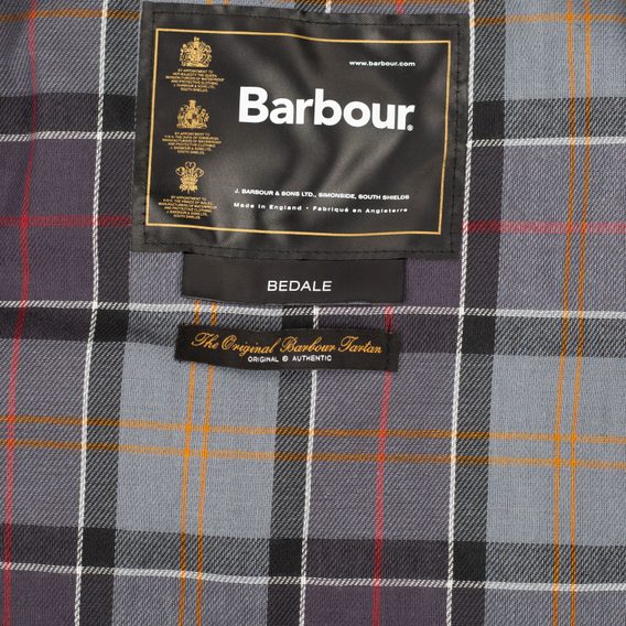 Voštana jakna Barbour Bedale – crna