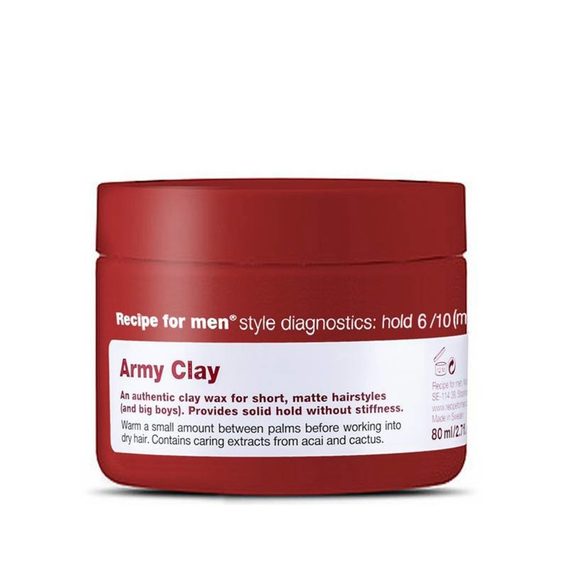 Recipe for Men Army Clay - glina za kosu (80 ml)