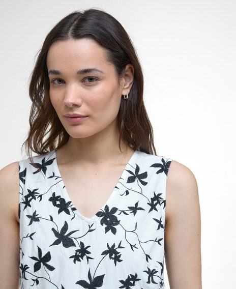 Barbour Elina Printed Midi Dress