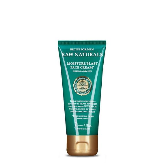 Snažna hidratantna krema za lice Recipe for Men Raw Naturals Moisture Blast Face Cream (100 ml)