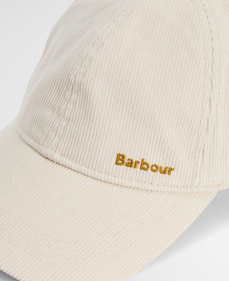 Barbour Oakley Cord Cap — Pearl