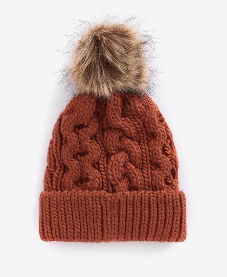 Barbour Penshaw Beanie — Warm Ginger