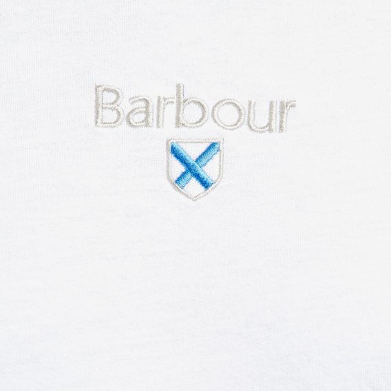 Pamučna majica Barbour Stockton Tee - White