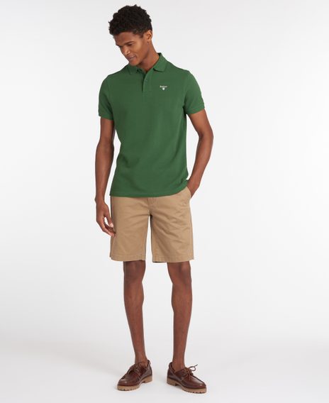 Barbour Sports Polo Shirt — Forest Green