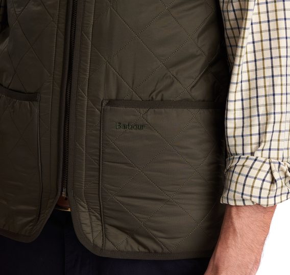 Barbour Polarquilt Zip-In Liner — Olive