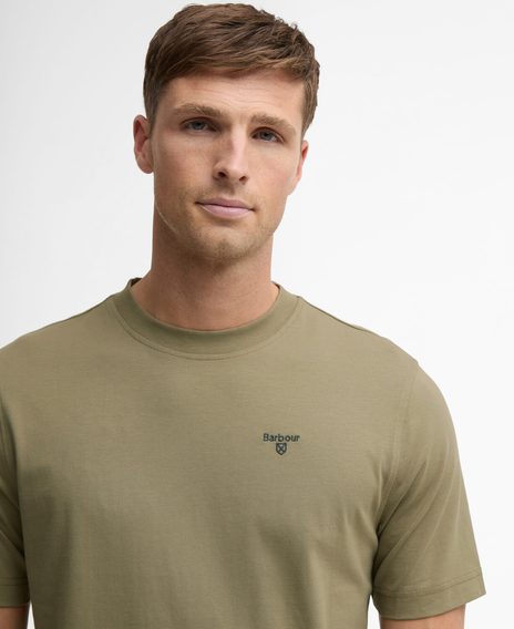 Barbour Sports Relaxed T-Shirt — Grey Olive