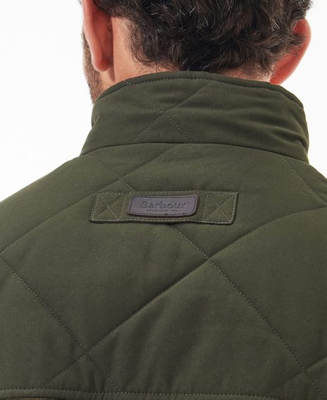Barbour Hybrid Fleece Jacket — Olive