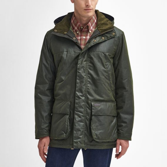 Barbour Bleaberry Wax Jacket — Olive