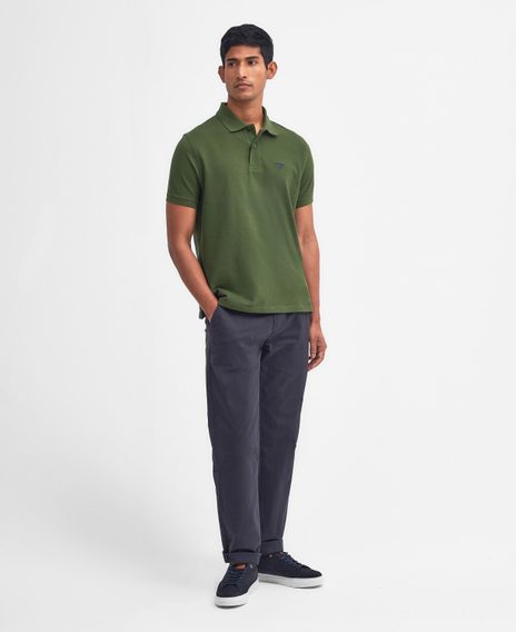 Barbour Lightweight Sports Polo Shirt — Rifle Green