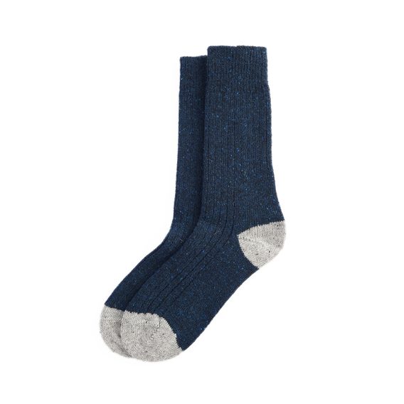 Barbour Houghton Socks — Navy/Grey