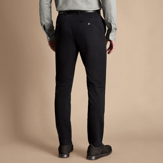 Charles Tyrwhitt Ultimate Non-Iron Chinos — Black