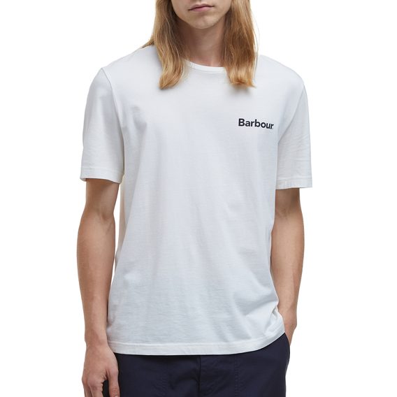 Barbour Homelane Relaxed Fit T-Shirt — Whisper White