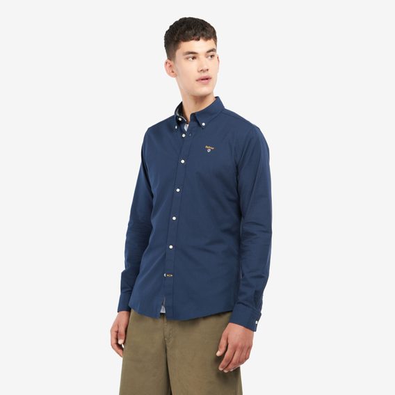 Pamučna košulja Barbour Camford - Navy (button-down)