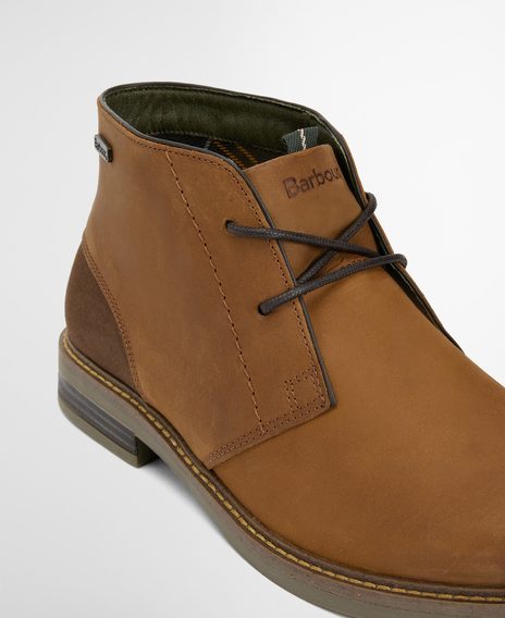 Barbour Readhead Chukka Boots — Cognac