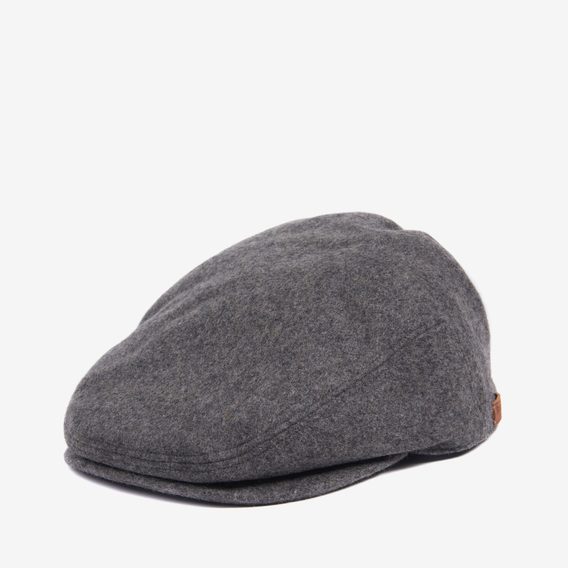 Barbour Redshaw Flat Cap — Classic Grey