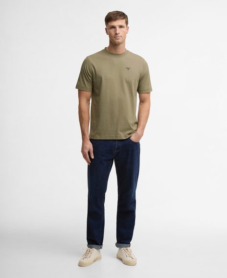 Barbour Sports Relaxed T-Shirt — Grey Olive