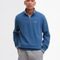 Barbour Rosford Half-Zip Sweatshirt — Dark Denim