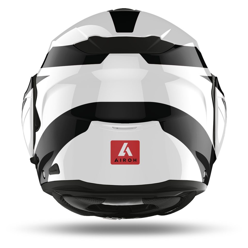Motomach3 - přilba REV 19 Leaden, AIROH (lesklá červená) 2023 - AIROH -  Výklopné helmy - Helmy na motorku, Pro motorkáře