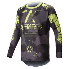 DRES RACER HOLLOW, ALPINESTARS (TMAVÁ CAMO/ŽLUTÁ FLUO) 2025